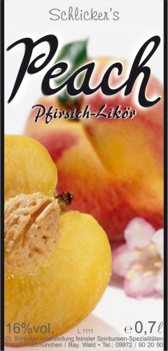 Peach Pfirsich-Likör 16%vol. 0,70 L